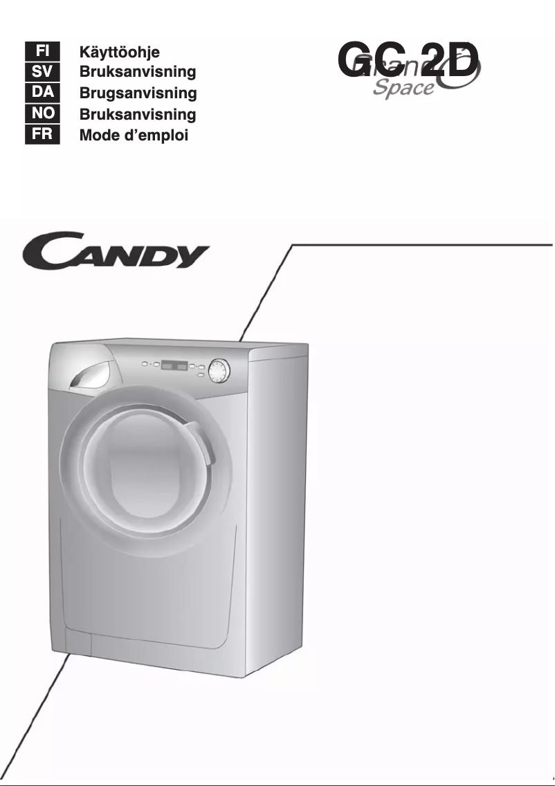 Page 1 de la notice Manuel utilisateur Candy GS 13102D3/1-S