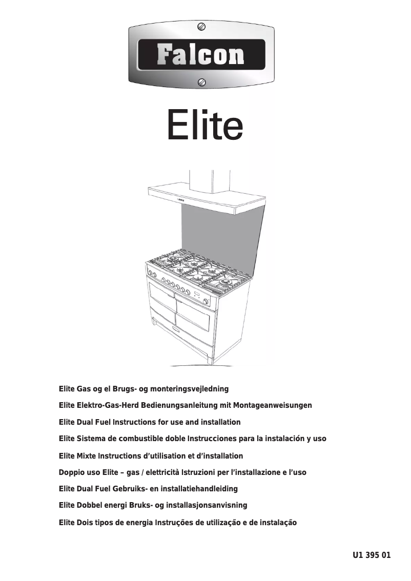 Page 1 of the manual User Manual Falcon Elite 110 DF