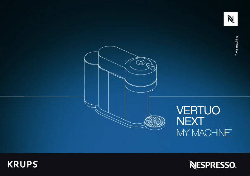 Página 1 del manual Manual de usuario Krups Nespresso Vertuo Next Premium XN9108