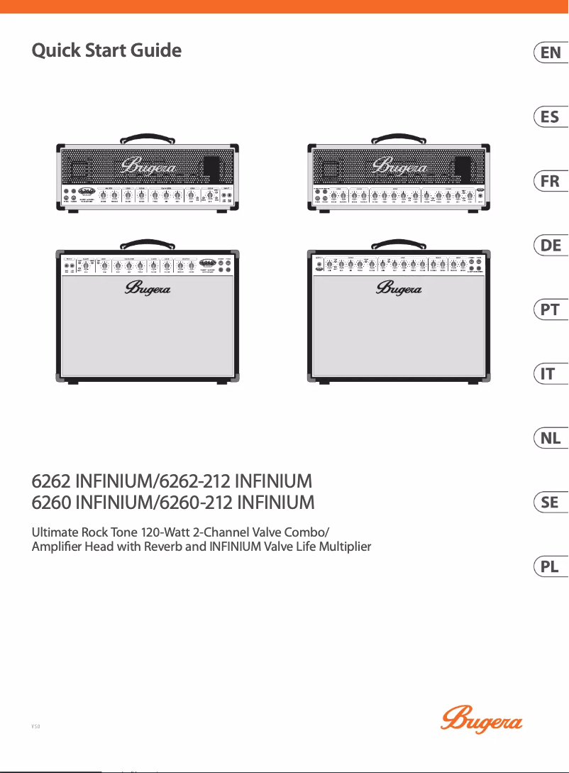 Image de la première page du manuel de l'appareil 6262 Infinium