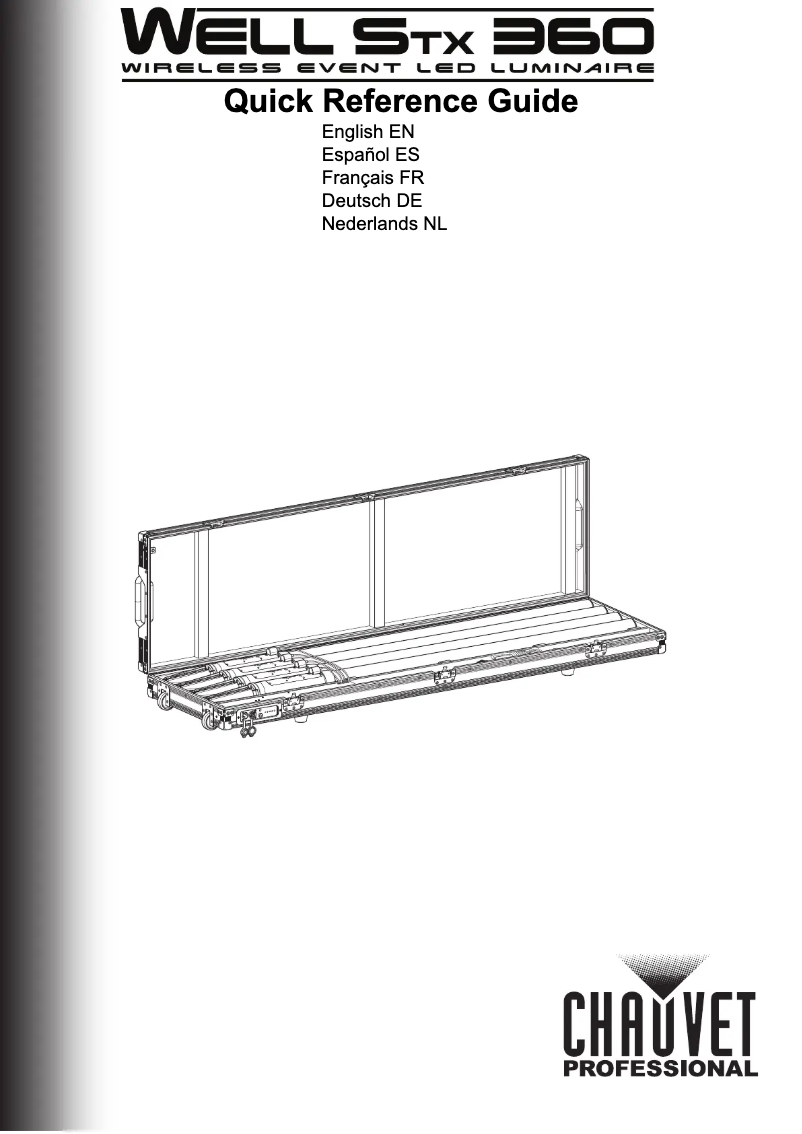 Page n°1 - Manuel utilisateur Chauvet WELL STX 360