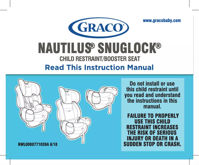 Page 1 de la notice Manuel utilisateur Graco Nautilus SnugLock