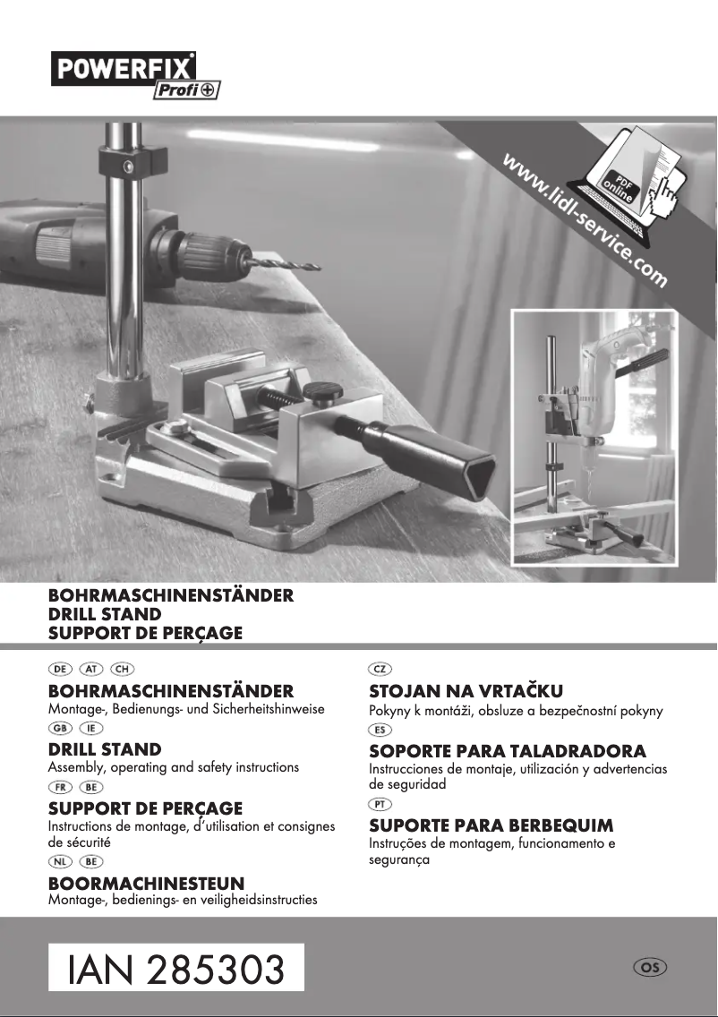 Page 1 de la notice Manuel utilisateur Powerfix HG02905