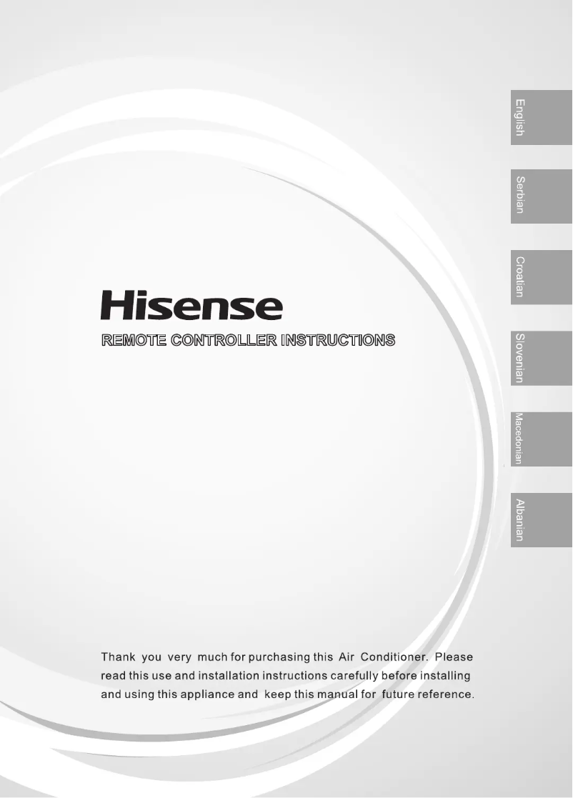 Page n°1 - Manuel utilisateur Hisense KB25YR3EG