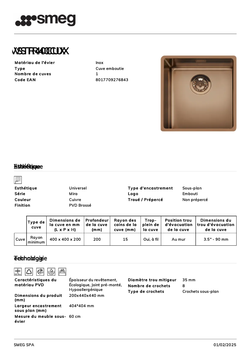 Image de la première page du manuel de l'appareil VSTR40CUX