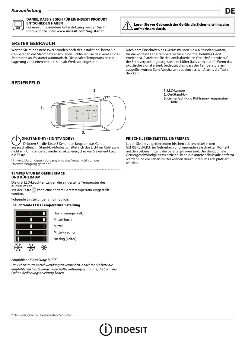 Image de la première page du manuel de l'appareil ART 367 A+