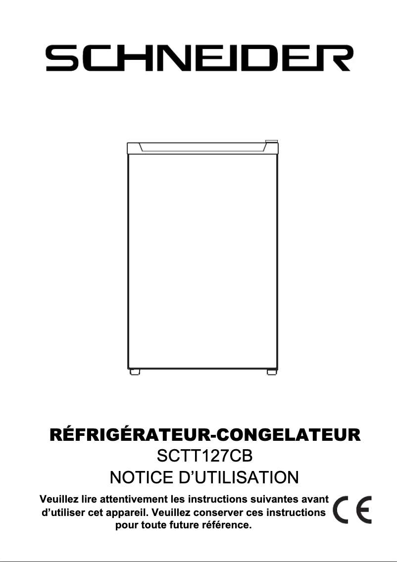 Page n°1 - Manuel utilisateur Schneider SCTT127CB
