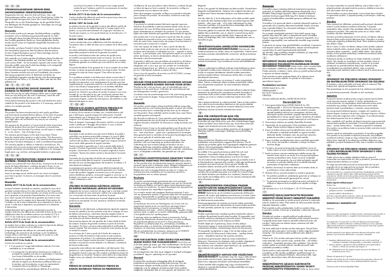 Image de la première page du manuel de l'appareil HG01748C