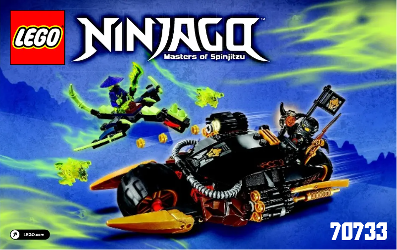 Image de la première page du manuel de l'appareil Ninjago 70733