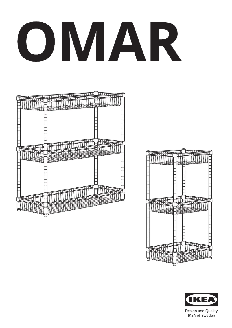Página 1 del manual Manual de usuario Ikea OMAR 804.830.75