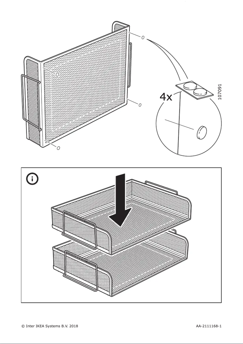 Page 1 de la notice Manuel utilisateur Ikea DRÖNJÖNS 104.287.18
