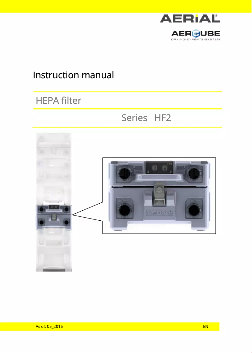 Page n°1 - Manuel utilisateur Aerial HF 2
