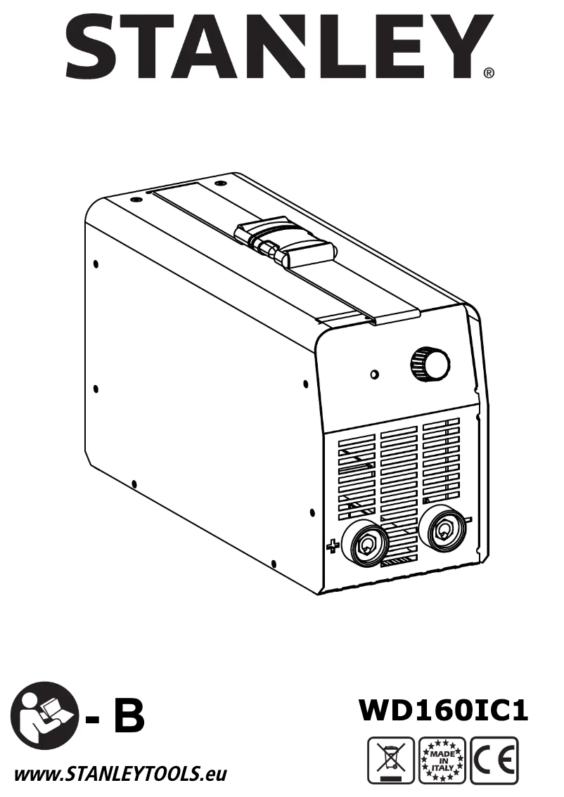 Image de la première page du manuel de l'appareil WD160IC1