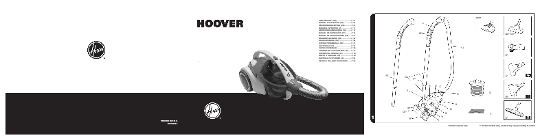 Page n°1 - Manuel utilisateur Hoover Sprint Evo SE71_SE51011