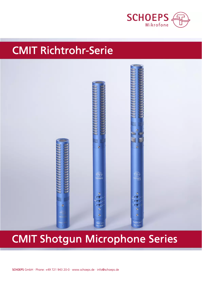 Image de la première page du manuel de l'appareil MiniCMIT