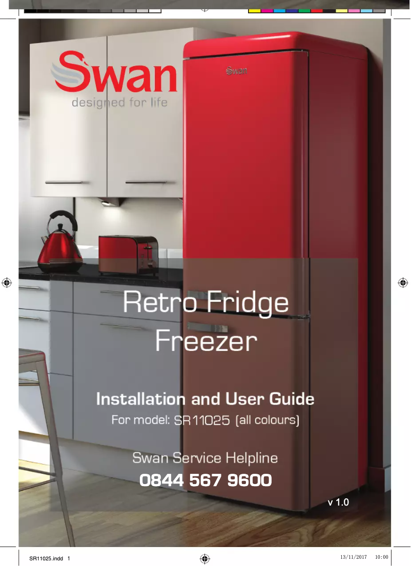 Page n°1 - Manuel utilisateur Swan SR11025RN