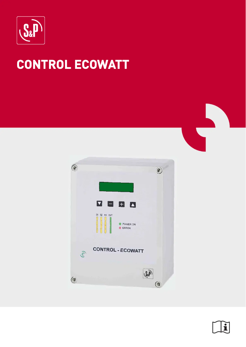 Image de la première page du manuel de l'appareil Control ECOWATT