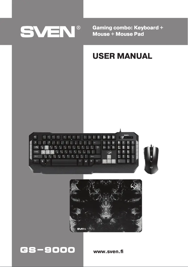 Image de la première page du manuel de l'appareil GS-9000