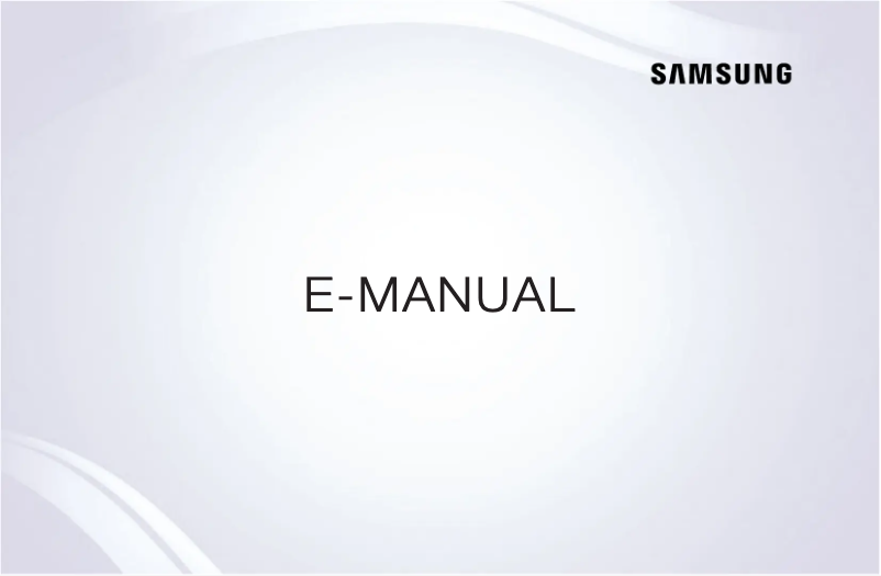 Page 1 de la notice Manuel utilisateur Samsung UA40K5100AW