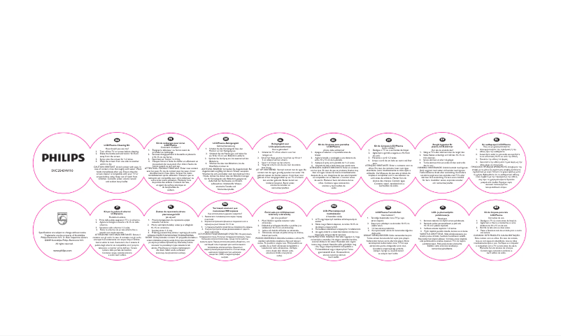 Image de la première page du manuel de l'appareil SVC2543W