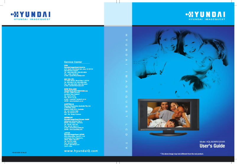 Page 1 de la notice Manuel utilisateur Hyundai HQL320WR