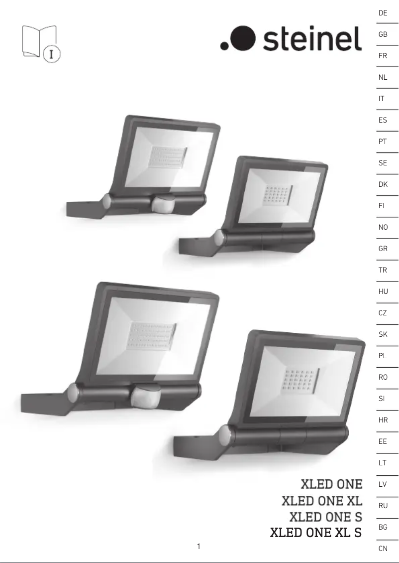 Page 1 de la notice Manuel utilisateur Steinel XLED One XL