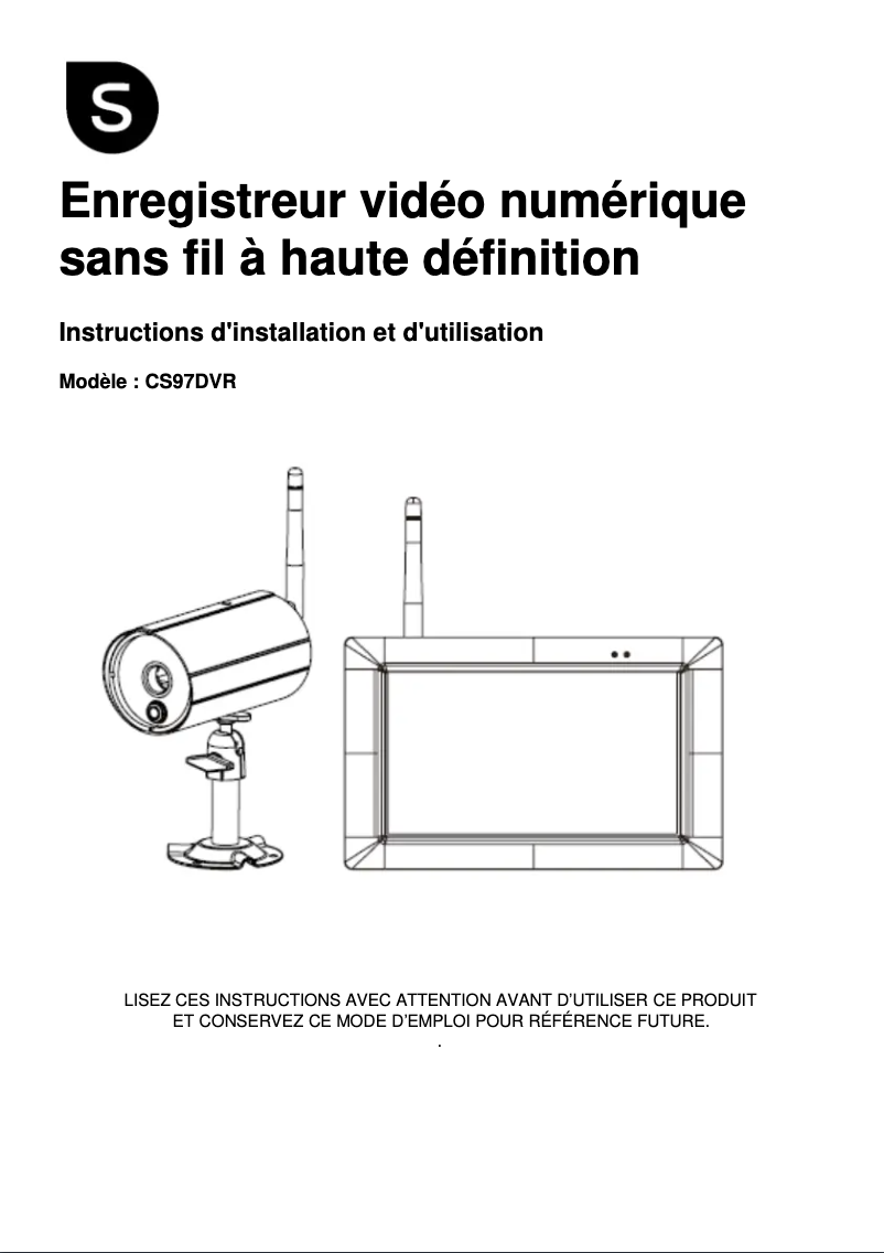 Image de la première page du manuel de l'appareil C794IP
