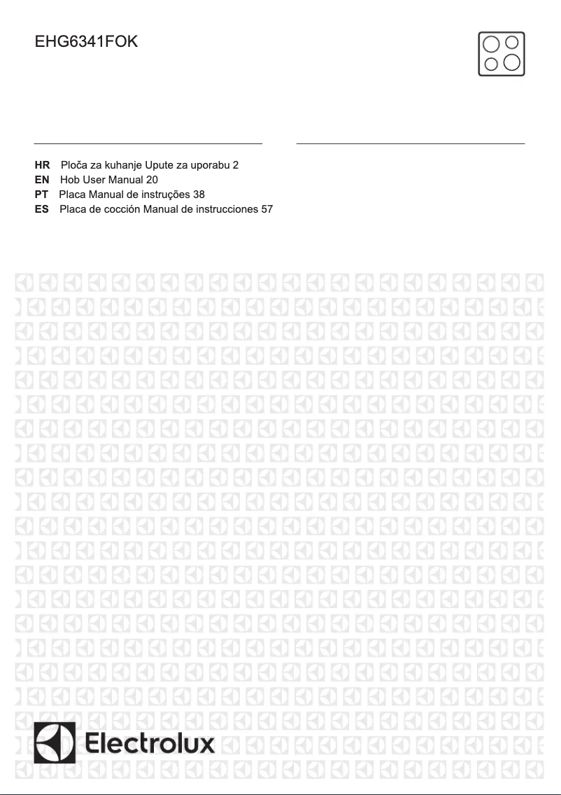 Page n°1 - Manuel utilisateur Electrolux EHG6341FOK
