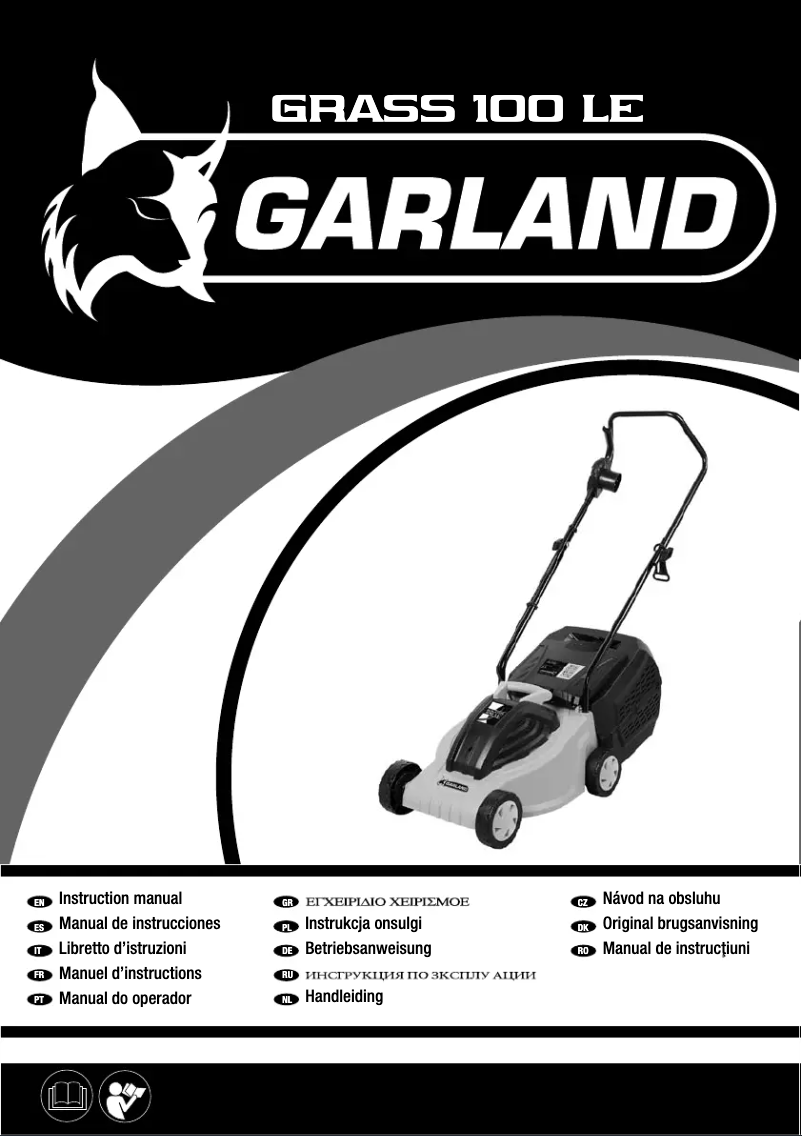 Page 1 de la notice Manuel utilisateur Garland Grass 100 LE