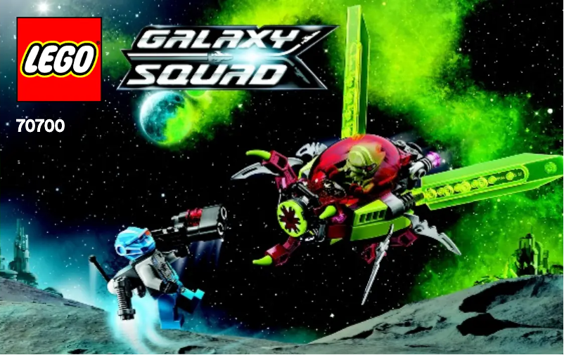 Page 1 de la notice Manuel utilisateur Lego Galaxy Squad 70700