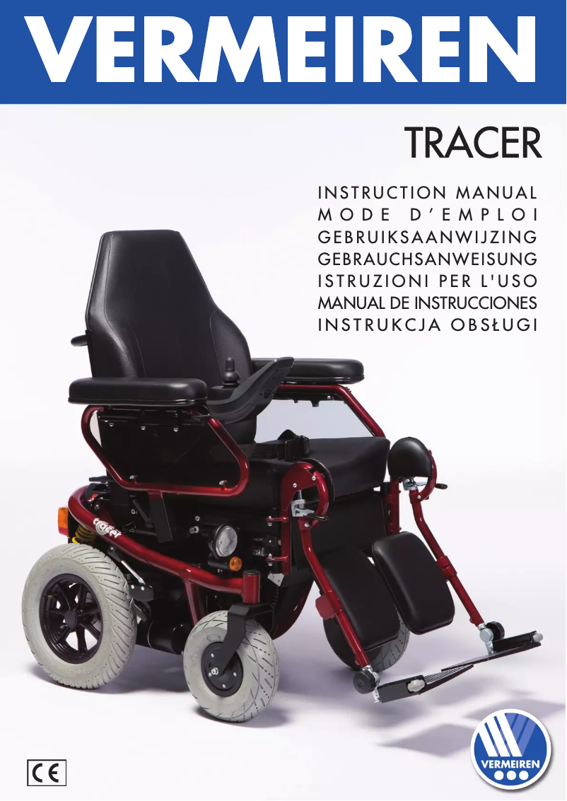 Página 1 del manual Manual de usuario Vermeiren Tracer