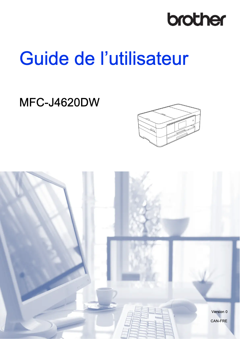 Page 1 de la notice Manuel utilisateur Brother MFC-J4620DW