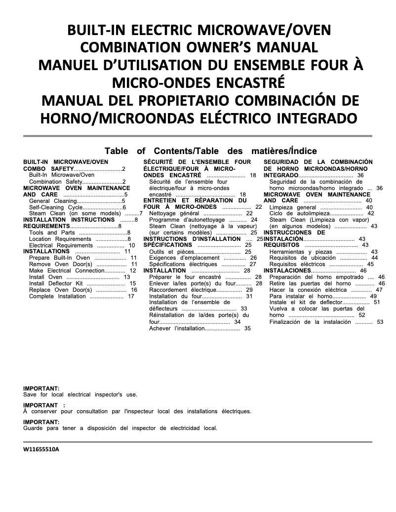 Page n°1 - Informations de garantie Maytag MMW9730FZ