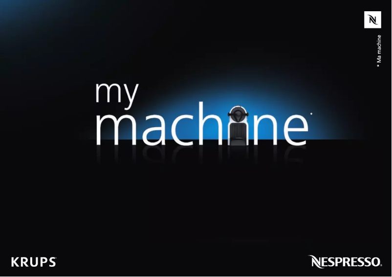Page 1 de la notice Manuel utilisateur Krups Nespresso Inissia XN1003