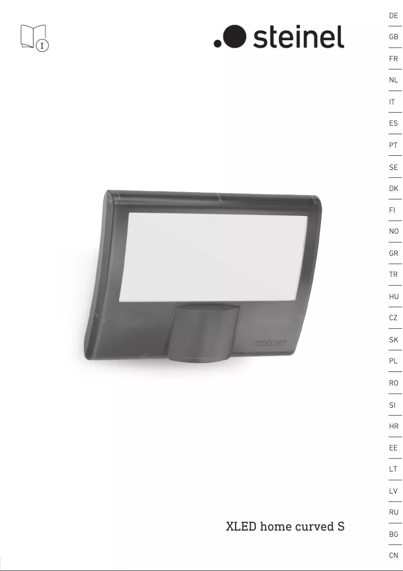 Page 1 de la notice Manuel utilisateur Steinel XLED home curved S