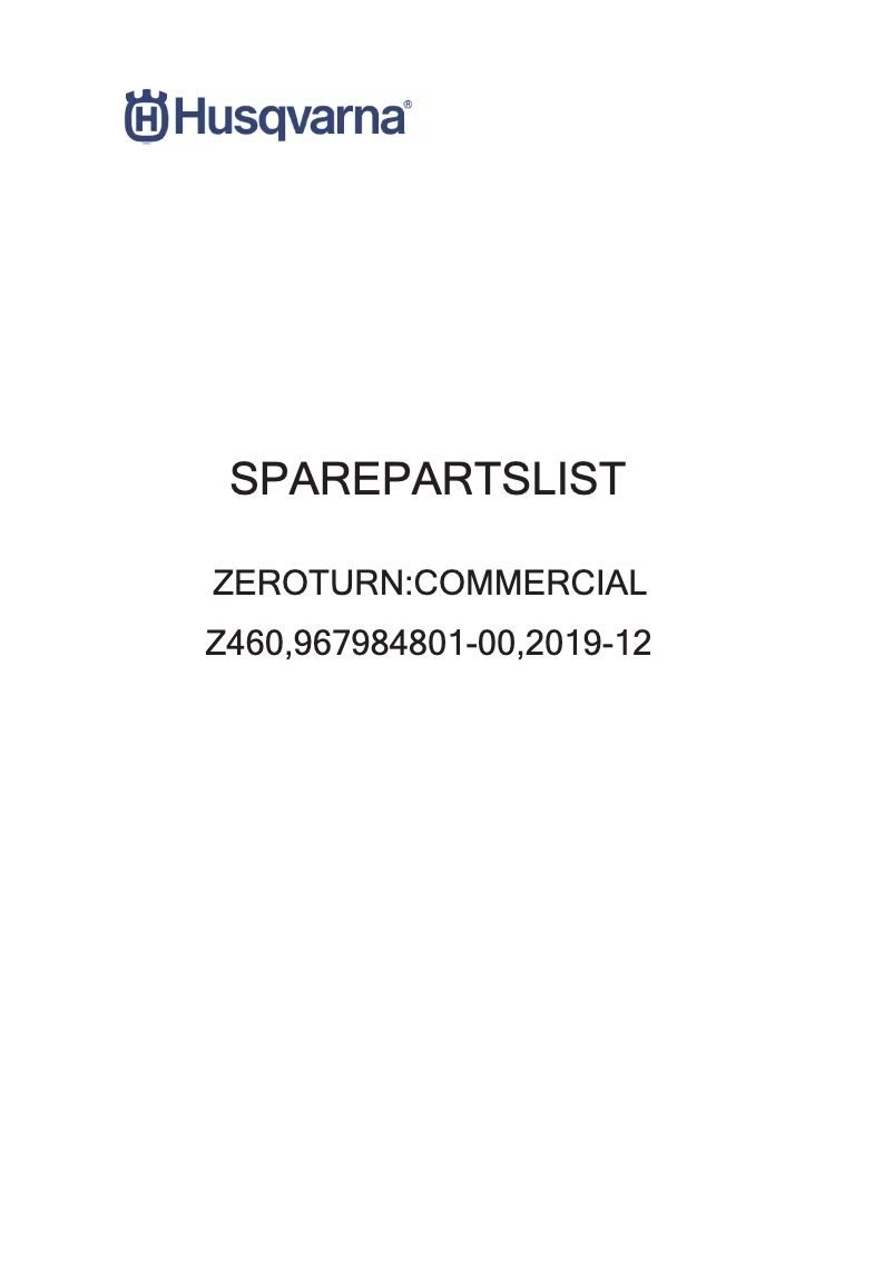 Image de la première page du manuel de l'appareil Z460