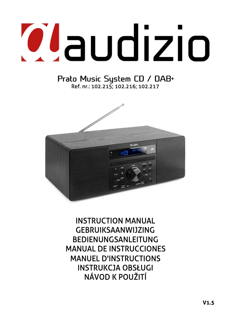 Page n°1 - Manuel utilisateur Audizio Prato