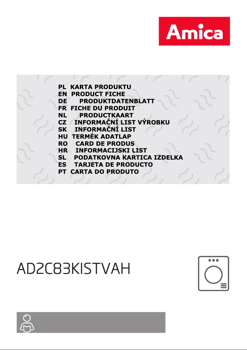 Página 1 del manual Manual de usuario Amica AD2C83KiStVAH