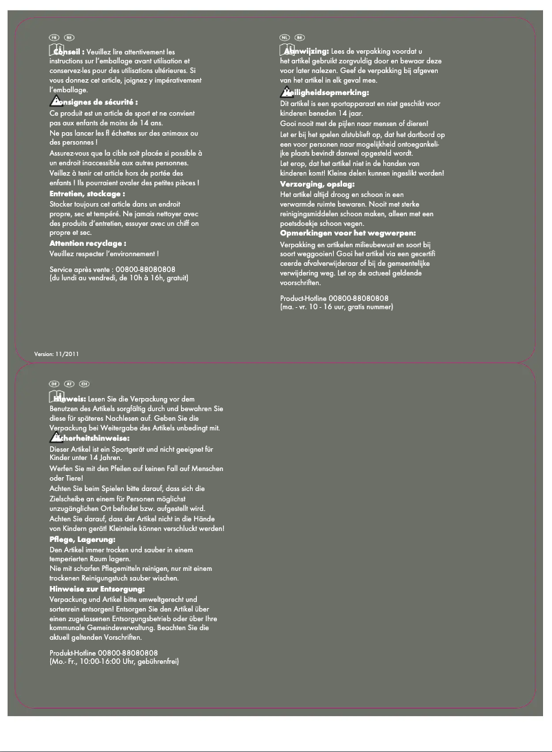 Page n°1 - Manuel utilisateur Crivit IAN 67075