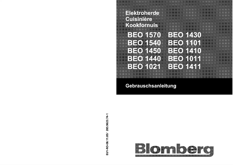 Page 1 de la notice Manuel utilisateur Blomberg BEO 1450