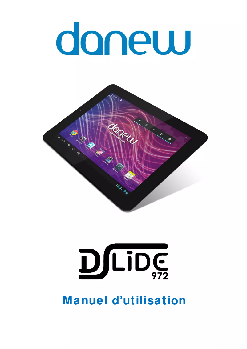 Page n°1 - Manuel utilisateur Danew Dslide 972
