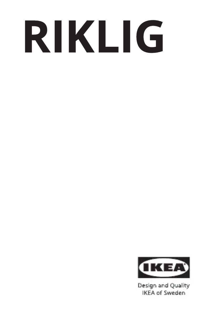 Image de la première page du manuel de l'appareil RIKLIG 402.978.48