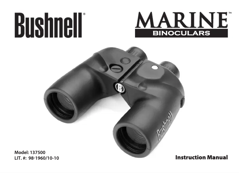 Page n°1 - Manuel utilisateur Bushnell Marine 137500