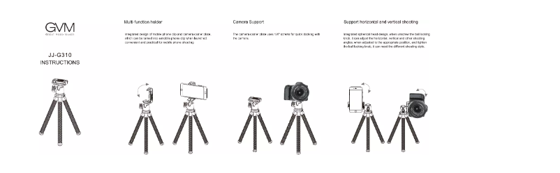 Page n°1 - Manuel utilisateur GVM JJ-G310