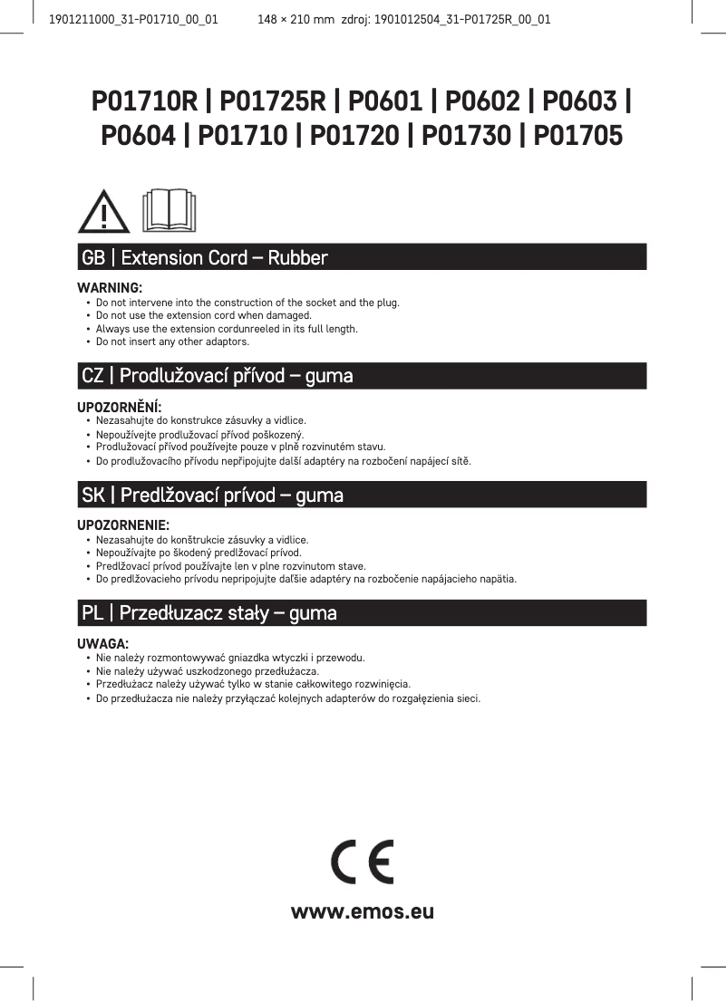 Image de la première page du manuel de l'appareil P01710