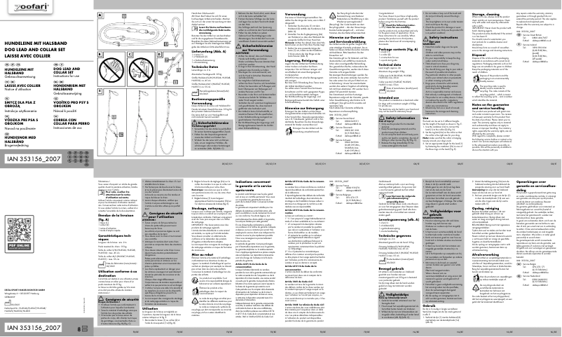 Image de la première page du manuel de l'appareil IAN 353156