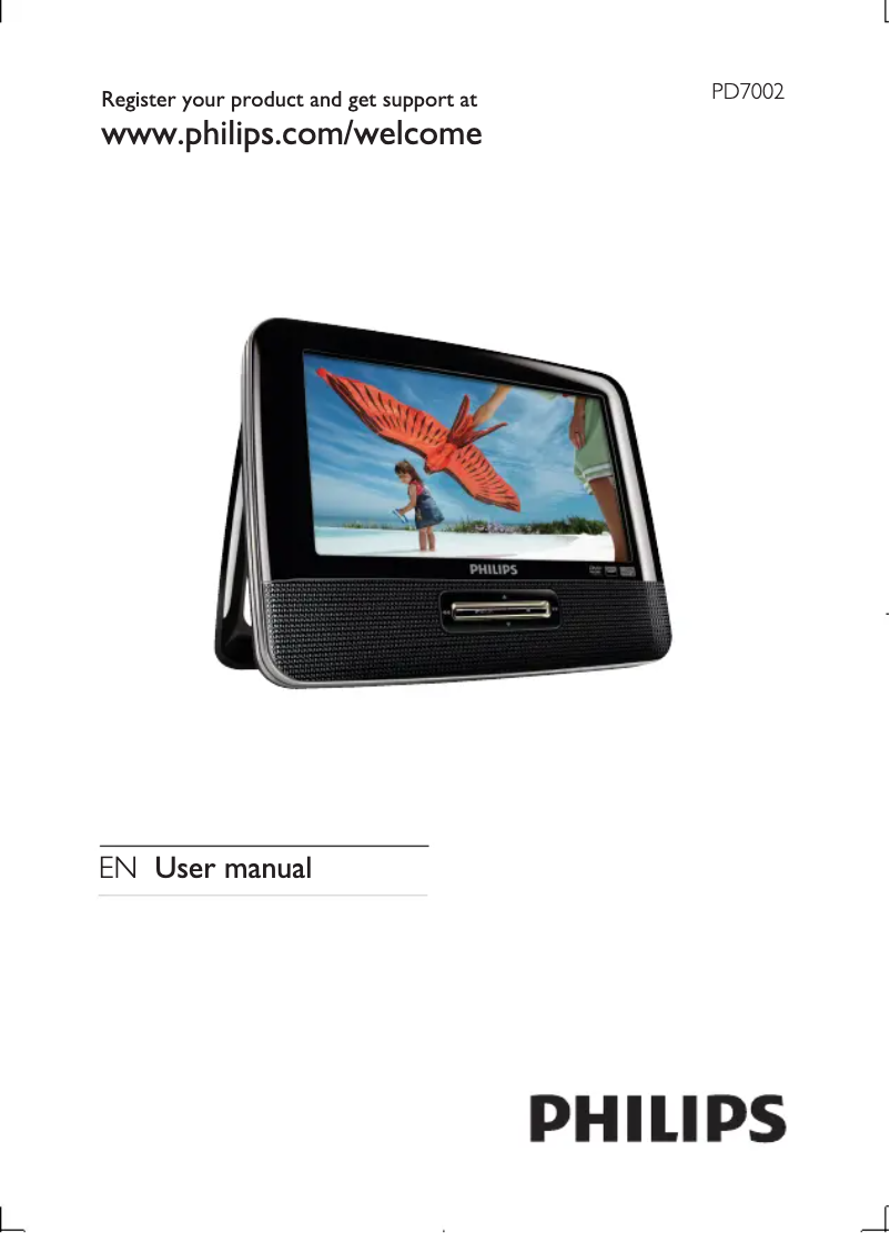 Page n°1 - Manuel utilisateur Philips PD7002