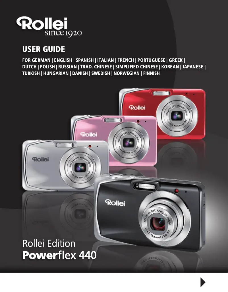 Image de la première page du manuel de l'appareil Powerflex 440