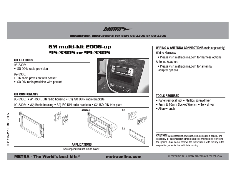 Image de la première page du manuel de l'appareil 99-3305