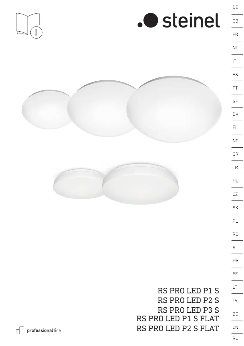 Page 1 de la notice Manuel utilisateur Steinel RS PRO P2 S